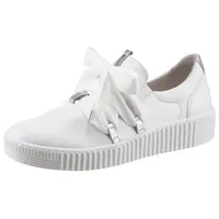 Gabor Slip-On Sneaker GABOR, Damen, Gr. 36, silber (weiß,
