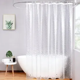 luxuskollektion Duschvorhang 240 x 200 cm transparent
