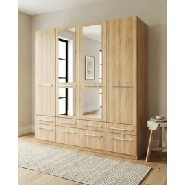 Priess Wäscheschrank Barcelona 185 x 193 x 54 cm Braun