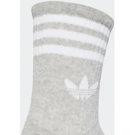adidas 3-Streifen Crew Socken 3er Pack Schwarz/Weiß 46-48