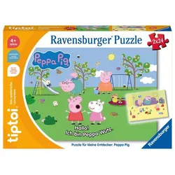 Ravensburger - tiptoi Puzzle für kleine Entdecker: Peppa Pig, 24 Teile