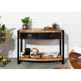 Massivmoebel24 Konsolentisch Altholz 105x35x80 mehrfarbig