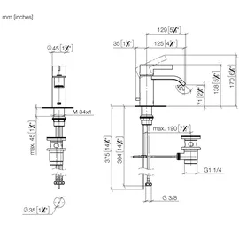 Dornbracht IMO Einhandmischer Chrom