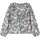 vidaXL Langarmbluse mit Blumenmuster Rüschen Langarmshirt Bluse Dunkelblau 128 - 128