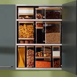 5five simply smart - Vorratsdose quadratisch bambusdeckel "eske" 1l - 5five