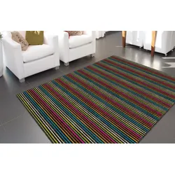 Teppich ARTE ESPINA "Jazz 8134", bunt (multi), B:90cm H:18mm L:160cm, Polyester, Teppiche, Handgemachte Qualität, jeder Teppich ein Einzelstück