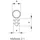 Elton B.V. Ellen Türanschlagdichtung 104 f. 3mm Nut Silikon weiß, Durchm. 6mm, L 25mtr
