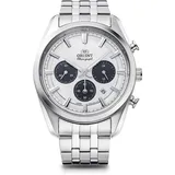 Orient Contemporary RN-TX0305S Panda Solar Analog Chronograph Herren Uhr Neu