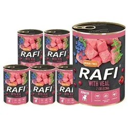 DOLINA NOTECI RAFI Junior, Kalb, Kranichbeere und Blaubeere 6x400g