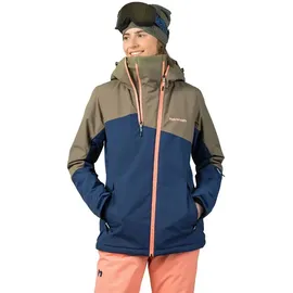 Hannah Maky Col Jacke - Burnt Olive / Mood Indigo - 42
