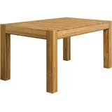 Livetastic Esstisch, Eiche, Holz, Wildeiche, massiv, rechteckig, eckig, 90x75x160 cm, ausziehbar, Esszimmer, Tische, Esstische, Esstische ausziehbar