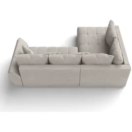 ax living Eckcouch Schlaffunktion 2-Sitzer Beige