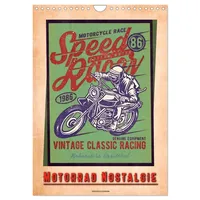 Calvendo Motorrad Nostalgie (Wandkalender 2026 DIN A4 hoch), CALVENDO
