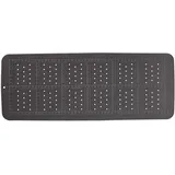 Sealskin Unilux Badewanneneinlage, Sicherheitseinlage für Badewanne und Dusche, Farbe: Anthrazit, Größe: 90x35 cm