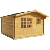 Alpholz Holz-Gartenhaus Roger-34 Natur 400 cm x 400 cm Imprägniert