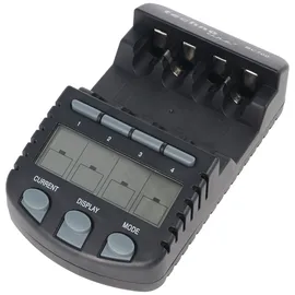 Technoline Schnell-Ladegerät BC 700 mit Entladefunktion und LCD-Display