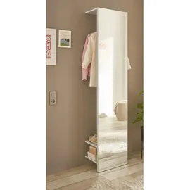 furn.design Center Kompaktgarderobe 50 x 30 x 200 cm weiß
