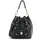 Coccinelle Beat Schultertasche Leder Black