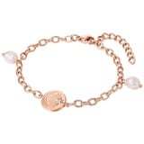 Valero Pearls Armband Edelstahl Preciosa Süßwasser-Zuchtperle in Roségold Armbänder & Armreife Damen