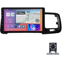 WEIZQ Autoradio Navigation Für Volvo S60 V60 2011-2020 Android 11.0 9 Zoll Autoradio 4 Core Mit Navi Unterstützt Eingebautes Android Auto Bluetooth WiFi Mit Rückfahrkamera,2+32G