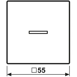 Jung HOME Taster 1fach alpinweiß