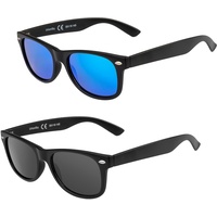 UrbanSky Sonnenbrille für Herren 2er-Pack, klassische Modelle (Mars) - 2er-Pack