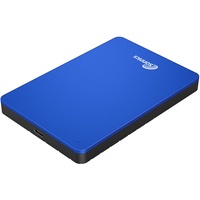 Sonnics 1TB Blau Externe tragbare Festplatte Typ C USB 3.1 kompatibel mit Windows-PC, Mac, Smart TV, Xbox One/Series X und PS4/PS5
