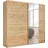 218 x 210 x 59 cm Beige/Braun