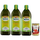 Monini Classico Natives Olivenöl Extra 3x1L Italienische Qualität +Polpa