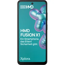 HMD Fusion X1 (Kinder Smartphone) 128 GB Black