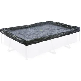 EXIT TOYS Trampolin Abdeckplane Schwarz 214 cm x 153 cm
