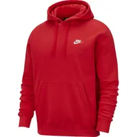 Nike Sportswear Club Fleece Hoodie University Red/University Red/White S