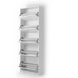 Vicco Luca 59 x 169 x 22 cm 5 Fächer weiß matt / weiß