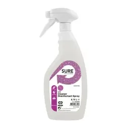 SURE Cleaner Disinfectant Spray Flächendesinfektionsreiniger 9294058 , 750 ml - Sprühflasche