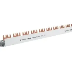 Hager KDN263B Phasenschiene 2P Gabel 10mm2 63A 57M