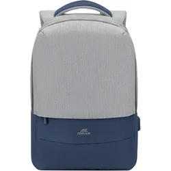 Rivacase 7562 Grau / Dunkelblau Notebookrucksack bis 15,6"