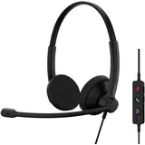 epos IMPACT 100 MS Stereo USB-C+A Headset On-Ear, kabelgebunden - USB-A, USB-C - schwarz