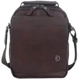 DISCOVERY Schultertasche Polyurethan Braun