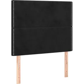 vidaXL Boxspringbett 100 x 200 cm Schwarz