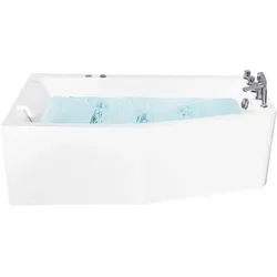 Whirlpool Badewanne weiß Eckmodell rechts 170 x 80 cm TALITA