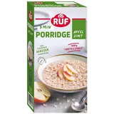 RUF Porridge Apfel Zimt, mit Vollkorn-Haferflocken, feiner Zimt-Note und getrockneten Apfel-Stückchen, für Zwischendurch, Vorratspackung, 1 x 400g