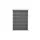 MYDECO Doppelrollo mit Blende 70 x 160 cm grau