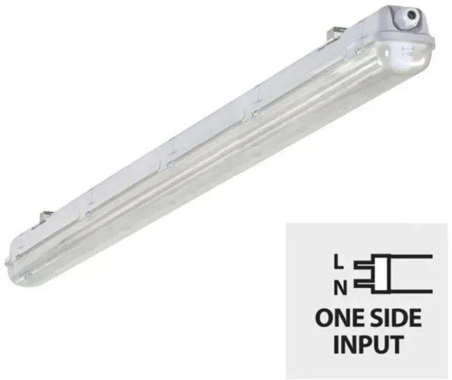 LED FEUCHTRAUMLEUCHTE 1500M MIT LED RÖHRE 22W 840