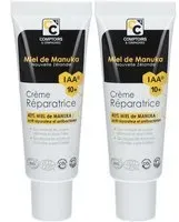 Comptoirs & Compagnies Crème réparatrice certifiée bio 40% Miel de Manuka IAA10+ 2x40 ml