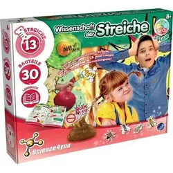 SCIENCE4YOU 608801 Wissenschaft der Streiche Experimentierkasten