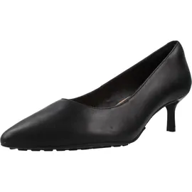 CLARKS Schuhe Adela Court mit Komfort-Fußbett und vielseitig-elegantem Look 1216 Black Leather 37.5 - Schwarz - 37,5