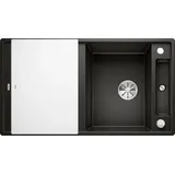 Blanco Axia III 5 S InFino Einbau reversibel mit Ablauffernbedienung schwarz inkl. Glasschneidbrett (525844)