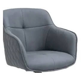 ab:stil.art.moebel Esszimmerstuhl Drehstuhl mit Armlehnen ocean schwarz Watson