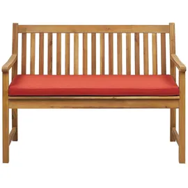 Beliani Vivara 120 x 88 x 61 cm Dunkelrot