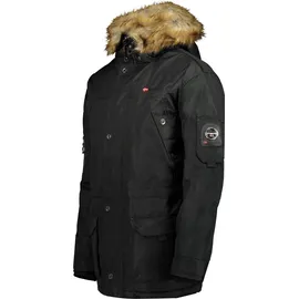Geographical Norway warme Herren Winterjacke Anorak G-Acore, Navy, Größe S - Schwarz - S